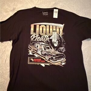 Liquid death Black Graphic Tee